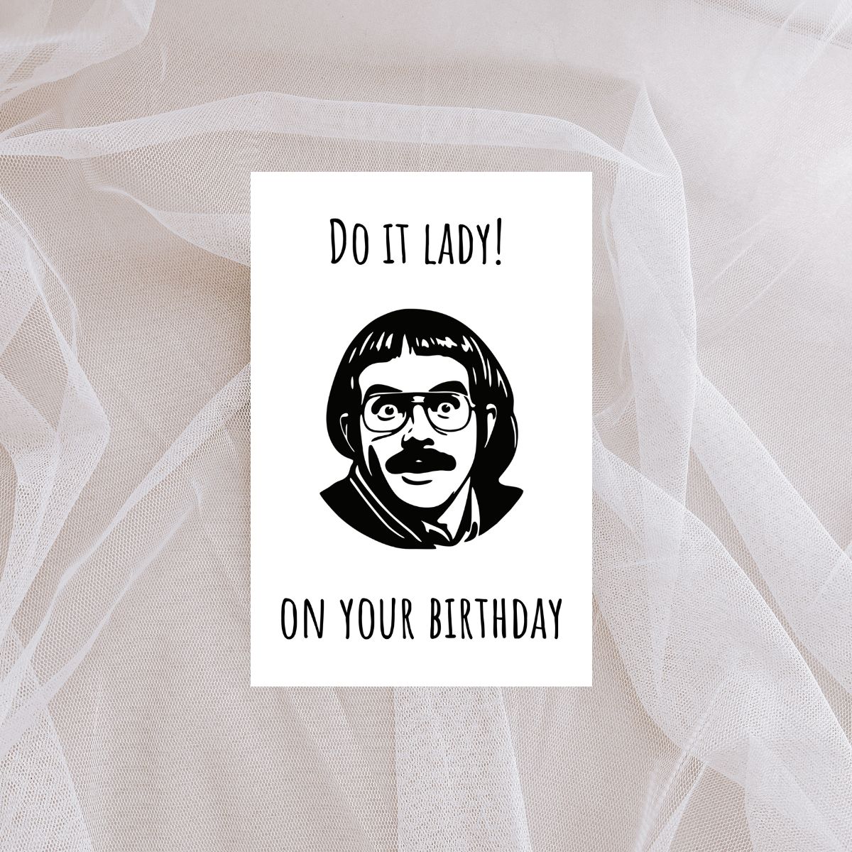 Funny "Do It Lady on Your Birthday" Card 🎉 | Viral TikTok Birthday Card for Her | Hilarious Birthday Greeting Card for Best Friend or Sister