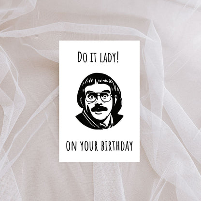 Funny "Do It Lady on Your Birthday" Card 🎉 | Viral TikTok Birthday Card for Her | Hilarious Birthday Greeting Card for Best Friend or Sister