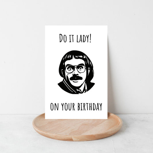Funny "Do It Lady on Your Birthday" Card 🎉 | Viral TikTok Birthday Card for Her | Hilarious Birthday Greeting Card for Best Friend or Sister
