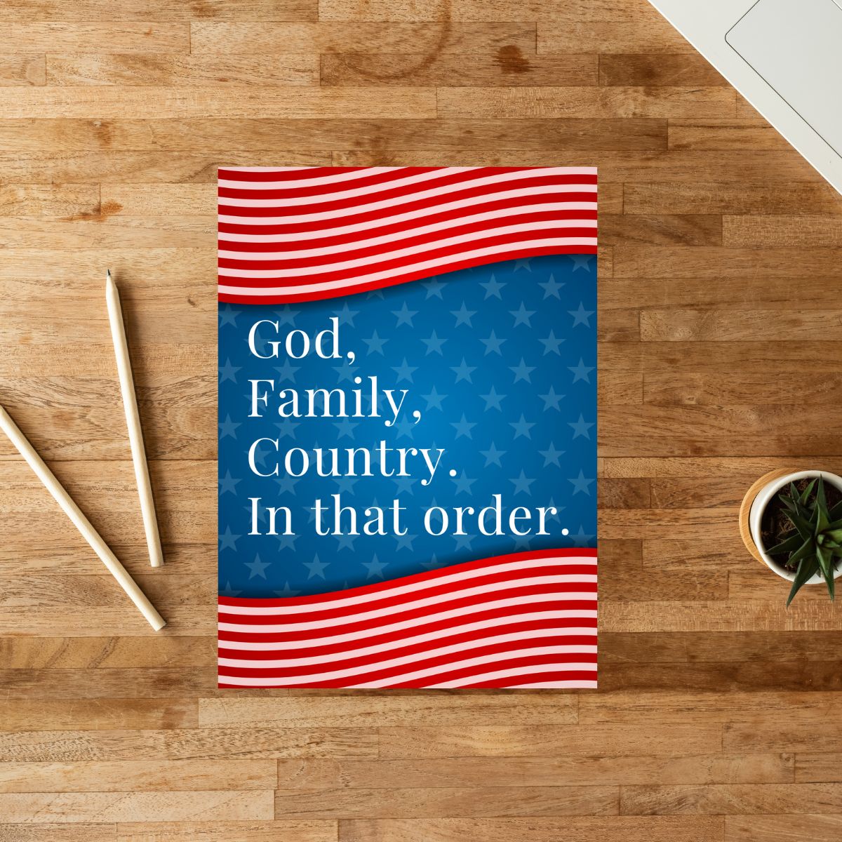 Charlie Kirk Quote Greeting Card